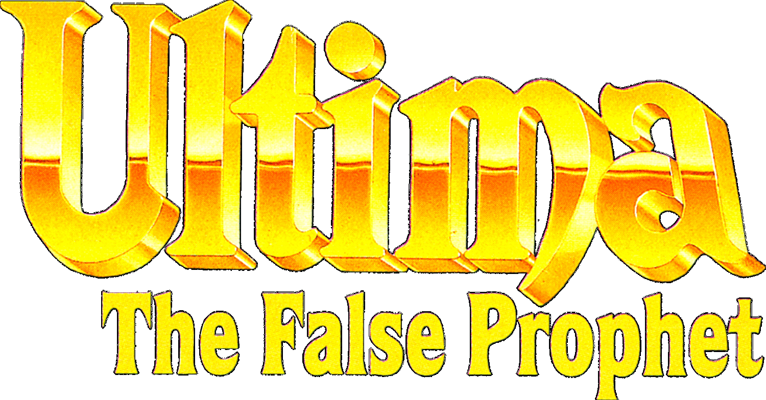 Ultima The False Prophet logo for Super Nintendo